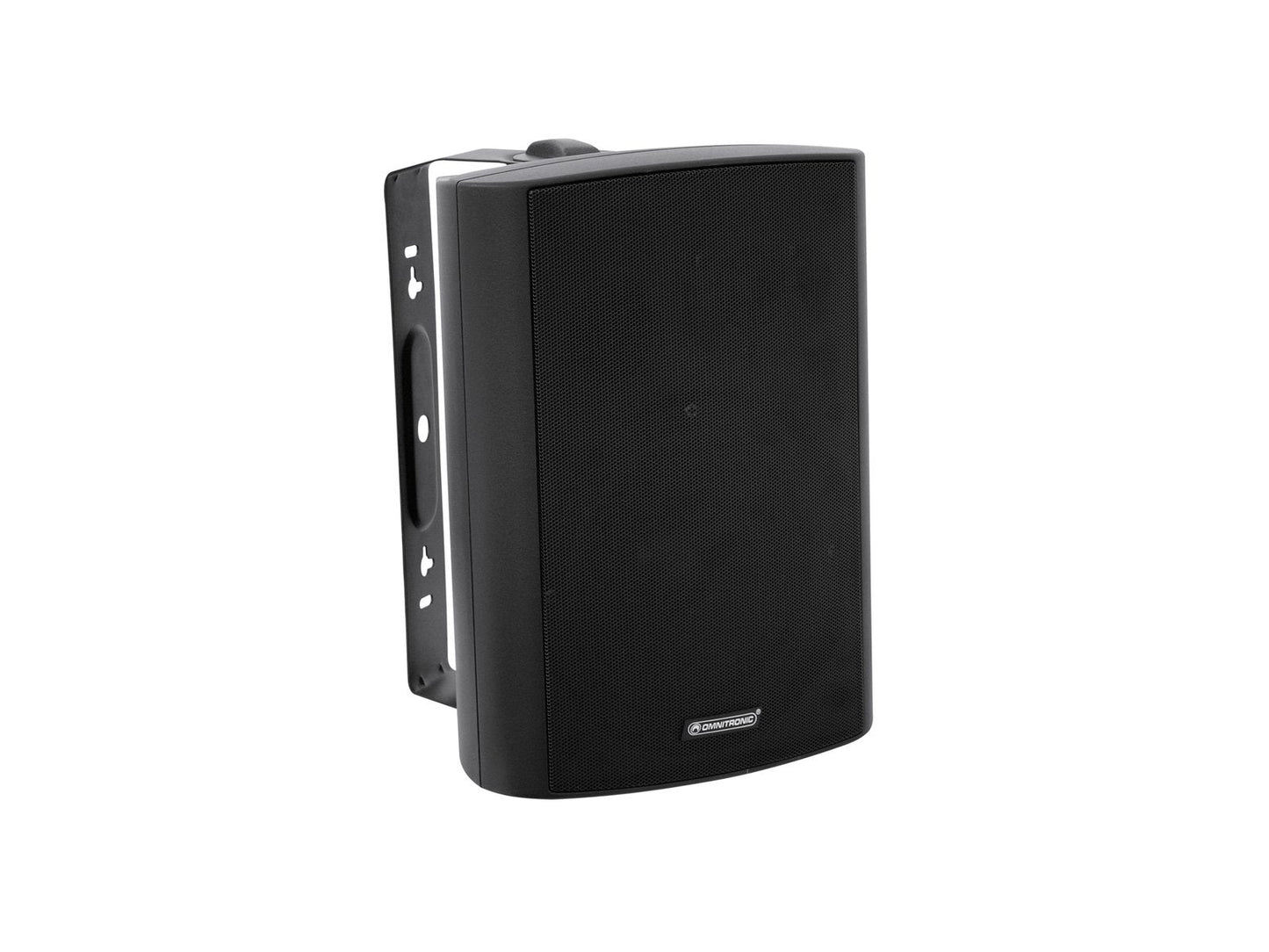 OMNITRONIC WPS-6S 2-way speaker with mount 40W 100V with high-quality components for hifi sound Black