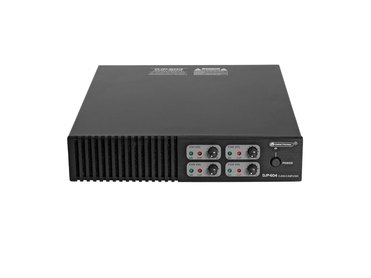 OMNITRONIC DJP-604 4 x 150w 4-Channel Class D Amplifier