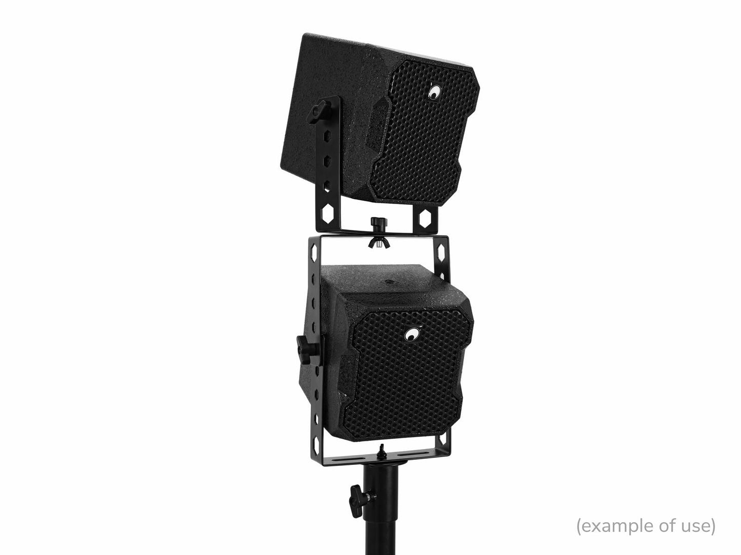 OMNITRONIC BOB-4B 2 x 4" satellite speakers with bracket for the BOB series (Pair)