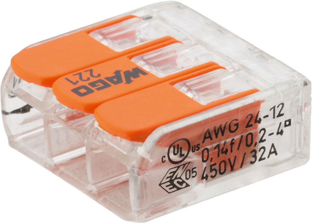 MONACOR CC-143 WAGO Compact Connecting Terminal 3-way