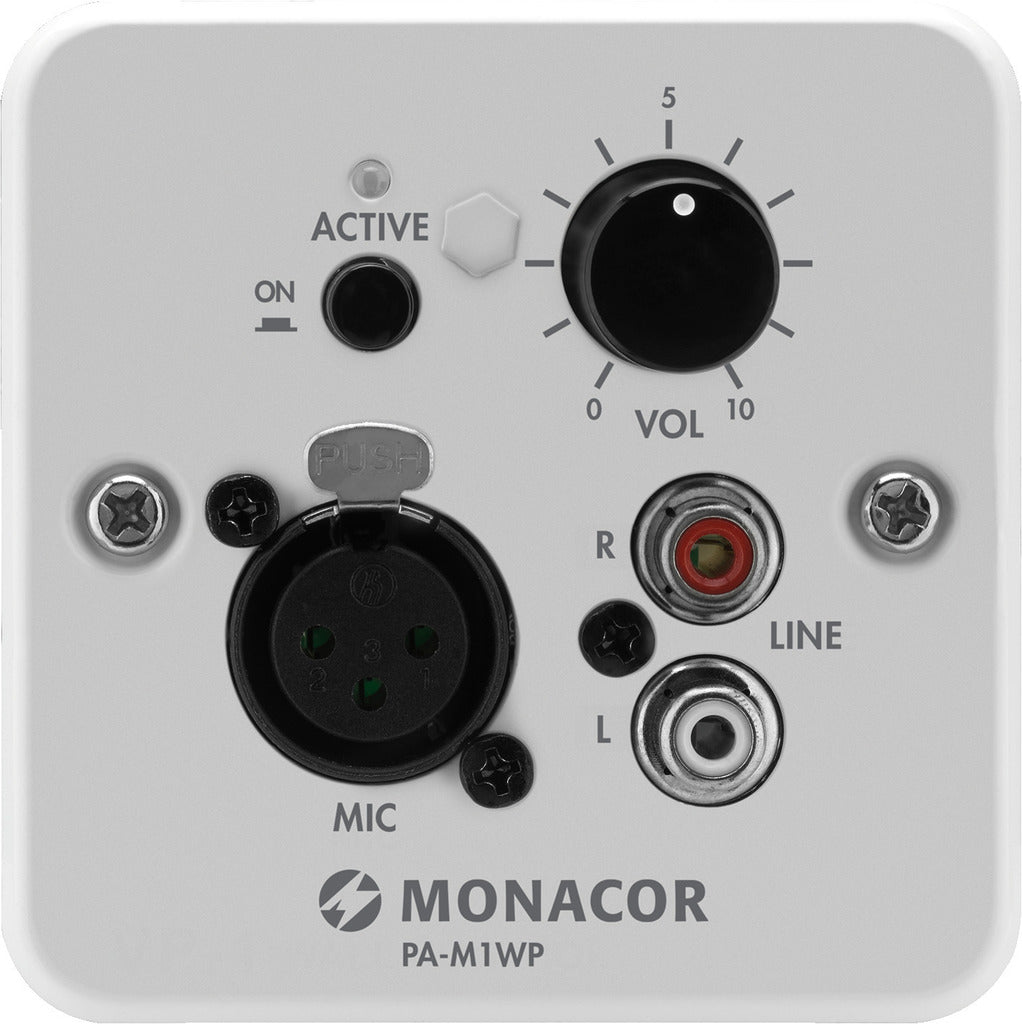 MONACOR PA-M1WP Wall module, for PA-M224 or PA-M412
