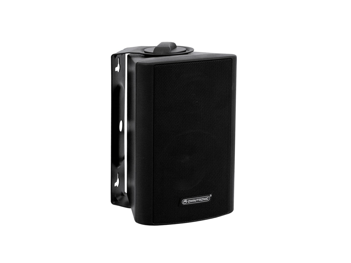 OMNITRONIC WPS-4S 2-way speaker with mount 20W 100V with high-quality components for hifi sound Black