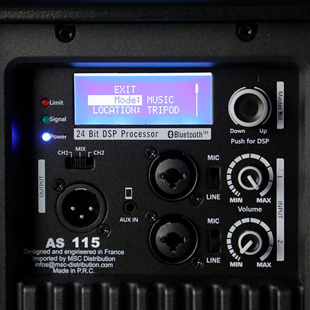 MAC MAH AS-115 1000W 15" Active Loudspeaker