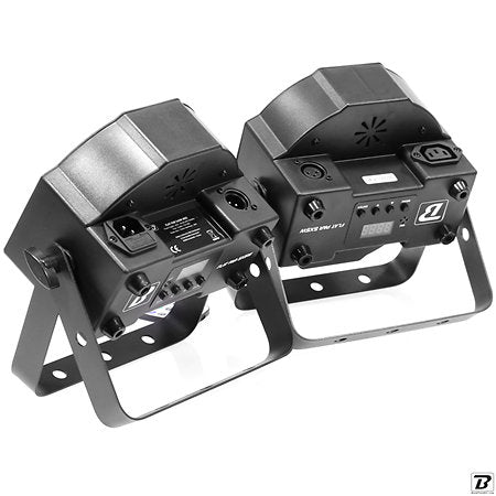 BOOMTONE DJ FLATPAR5X5WSET 5 LED of 5W RGB-UV 4 in 1 par can