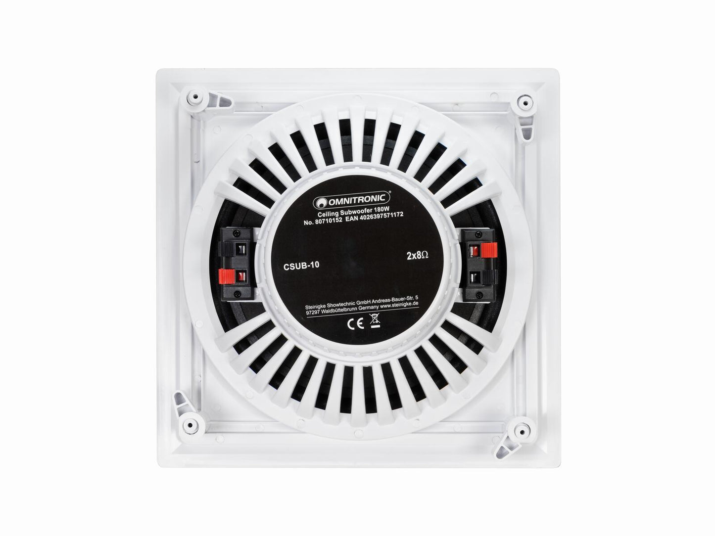 OMNITRONIC CSUB-10 Ceiling Subwoofer 10" 90W 8Ω