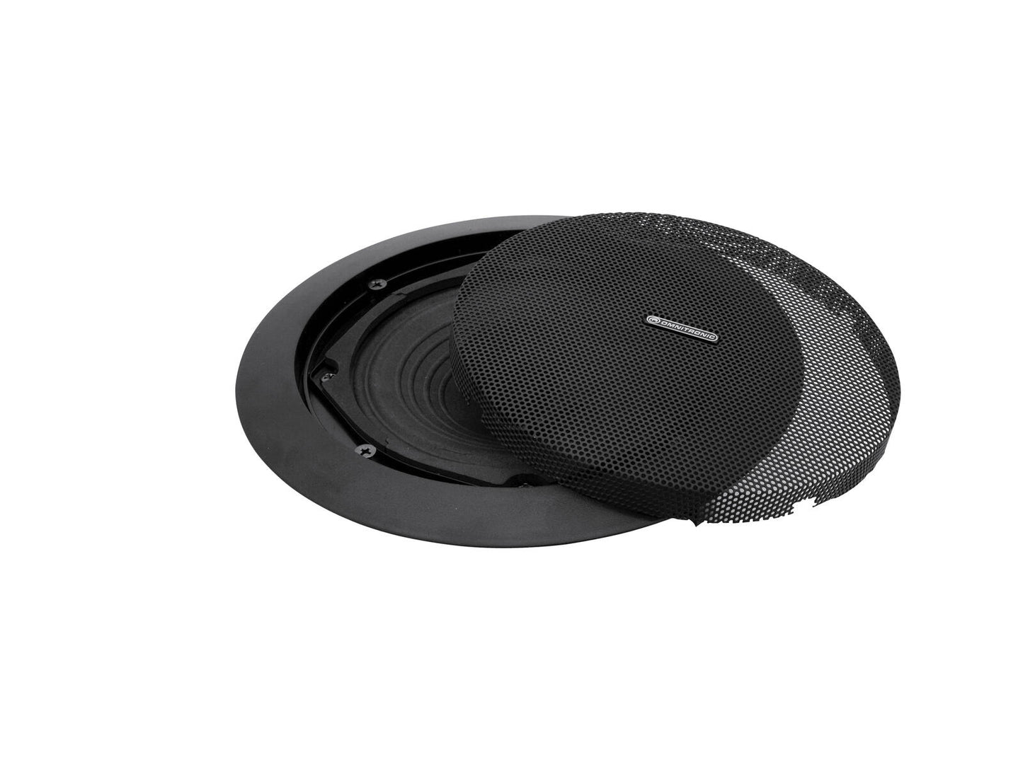 OMNITRONIC CS-5B 5" full-range flush-mount speaker 5W 100V Black