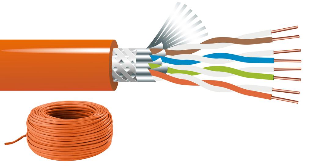 MONACOR CAT-7100A CAT7 Network Installation Cable 100m