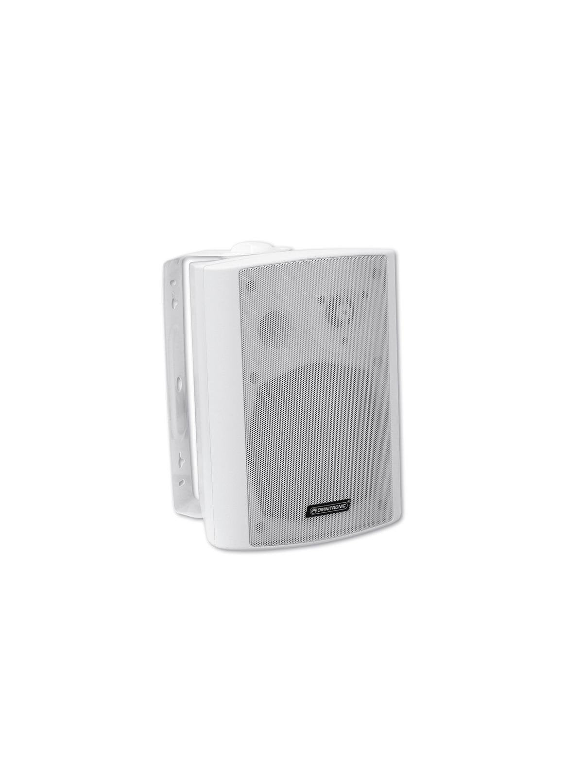 OMNITRONIC WPS-5W 2-way speaker with mount 30W 100V with high-quality components for hifi sound White