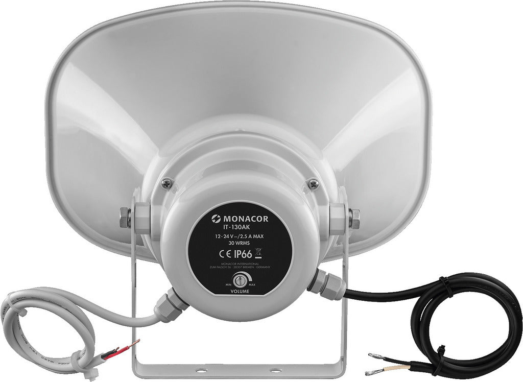 MONACOR IT-130AK Active weatherproof horn speaker