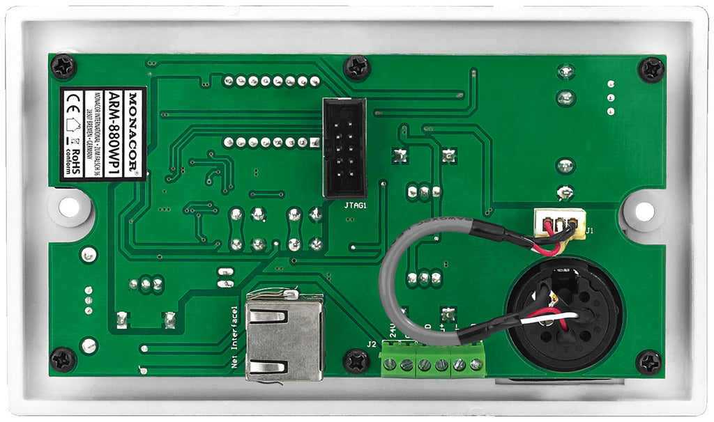 MONACOR ARM-880WP1 Wall module, for remote control of audio matrix router ARM-880.