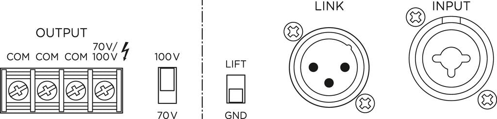 MONACOR PA-924S Mono PA power amplifier 1 x 240 W