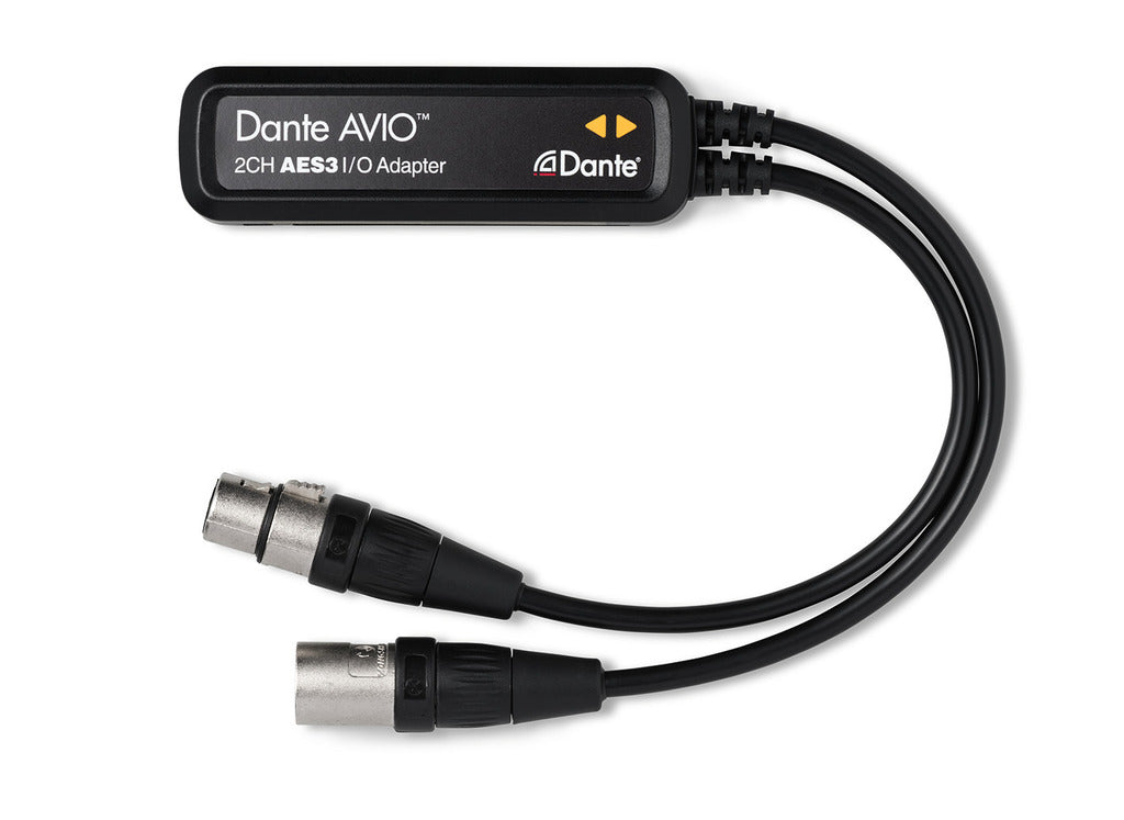 AUDINATE DANTE ADP-AES3-2X2 Dante® AVIO AES3/EBU Adapter