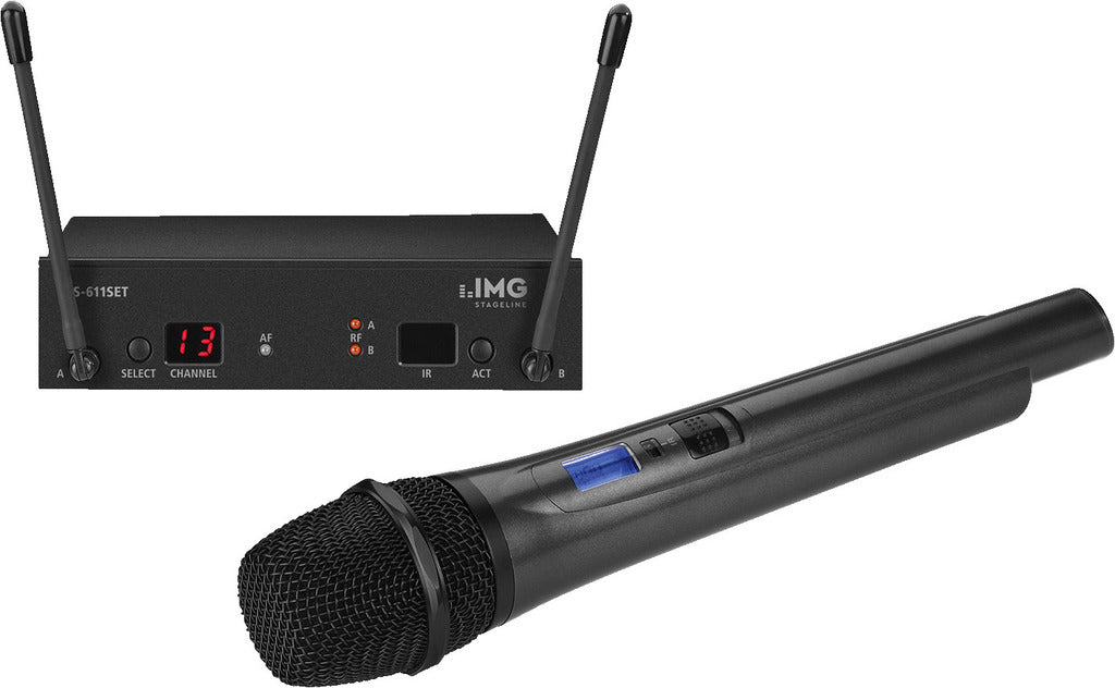 IMG STAGELINE TXS-611SET UHF Single Wireless Microphone Set