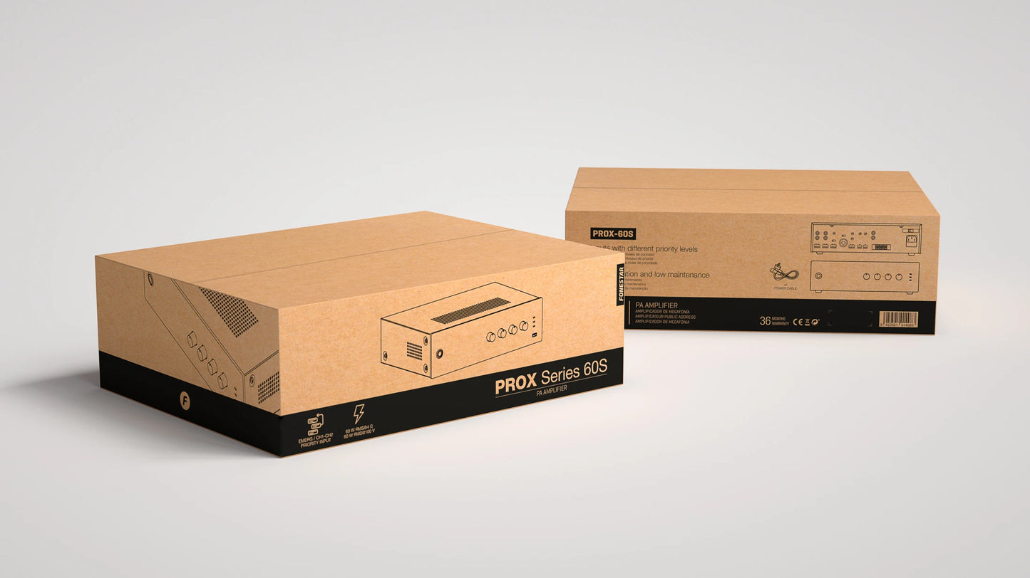 FONESTAR PROX-60S 60W 100V Mixing Amplifier