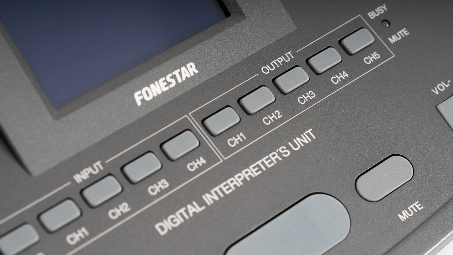 FONESTAR SCT-61M Desktop microphone for simultaneous interpretation system