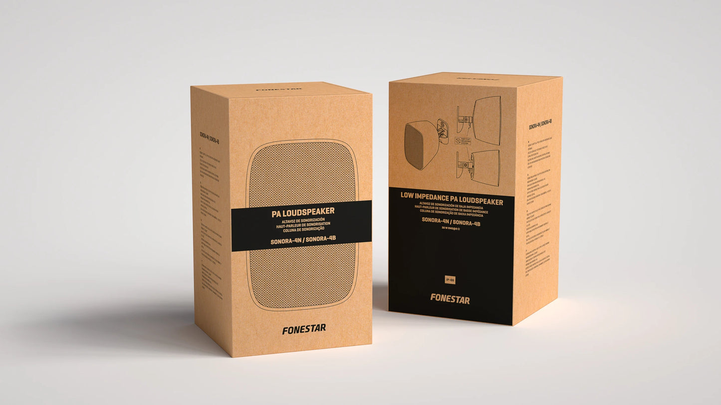 FONESTAR SONORA-4N 4'' surface speaker. 30W RMS IP-66 protection