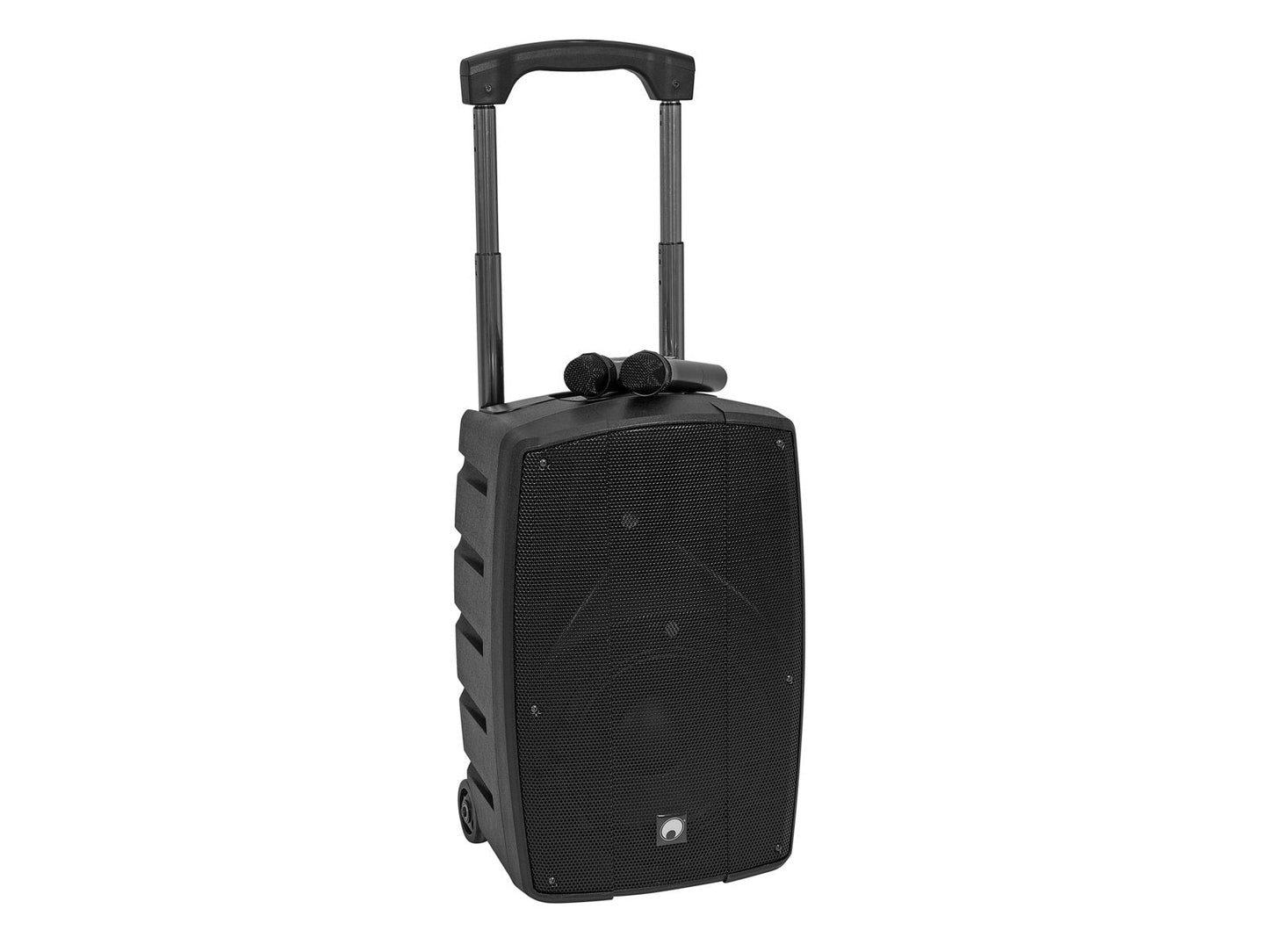 OMNITRONIC WAMS-10BT2 Mobile 10" PA system with battery operation, audio player, Bluetooth and 2 wireless microphones