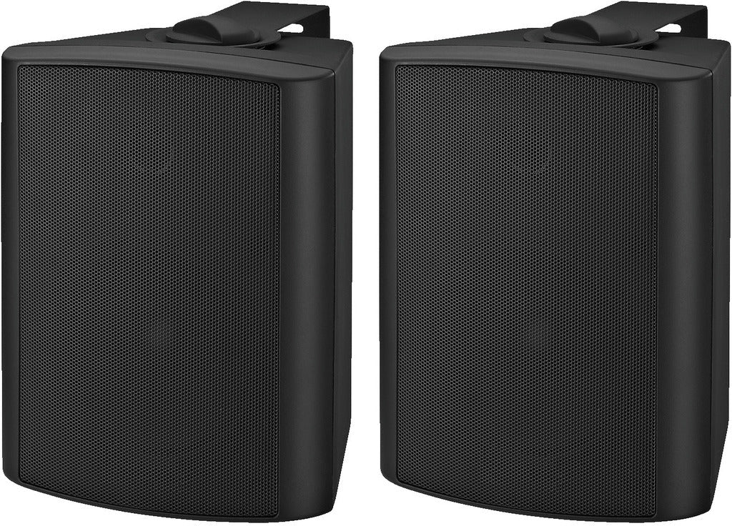 MONACOR MKA-50SET/SW Active 2-way stereo speaker systems, 2 x 20 W