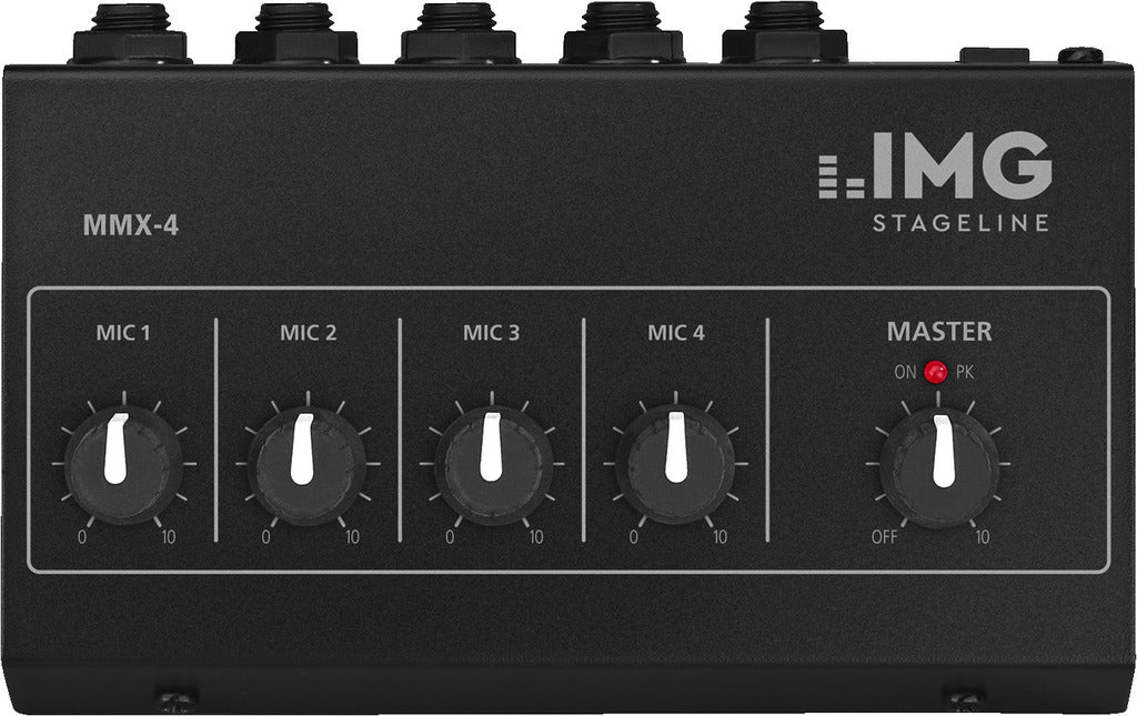 IMG STAGELINE MMX-4 Miniature 4 channel Microphone Mixer