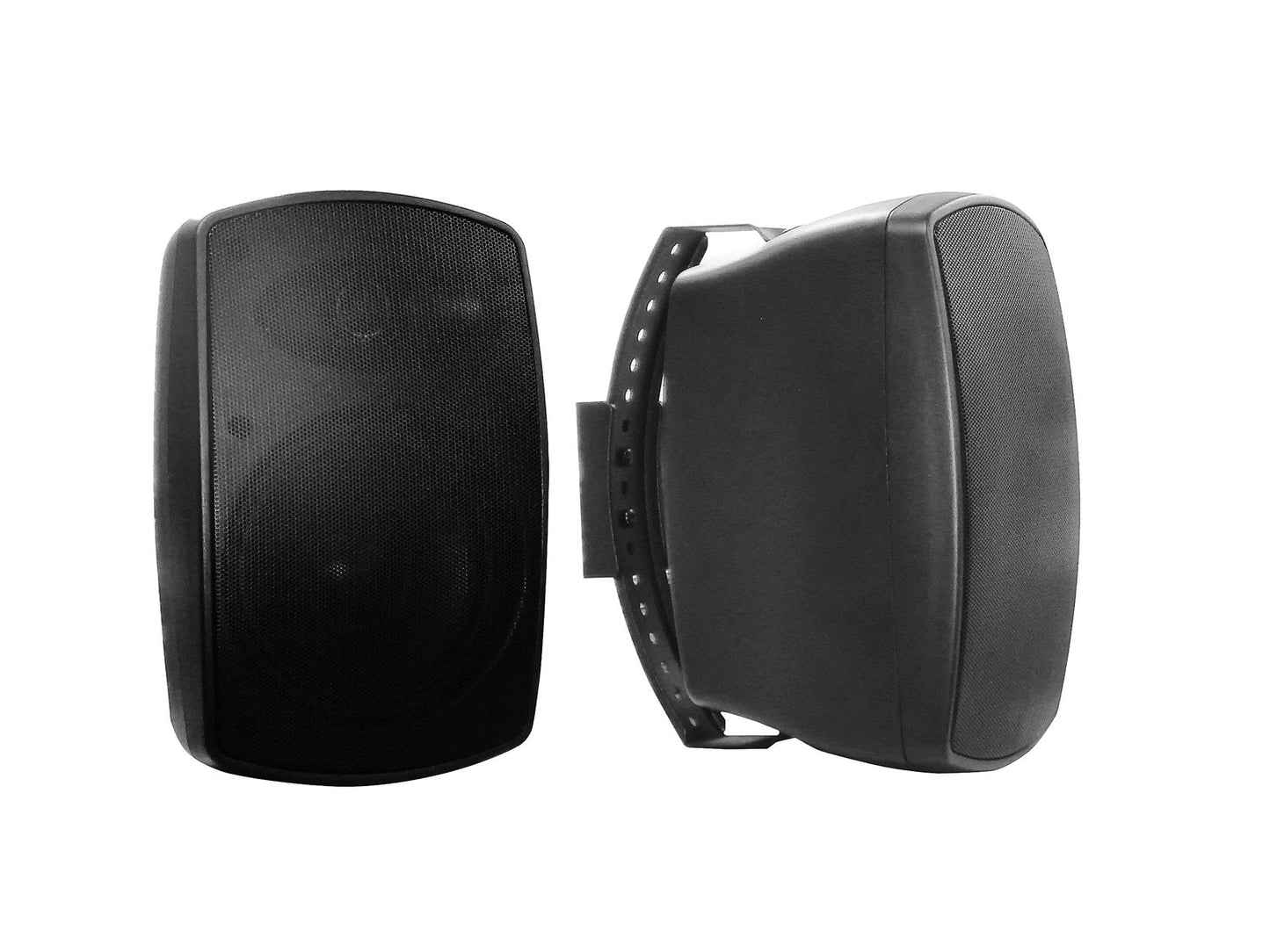 OMNITRONIC OD-6B 6" Weather-proof speaker pair with mount 40W 8? Black