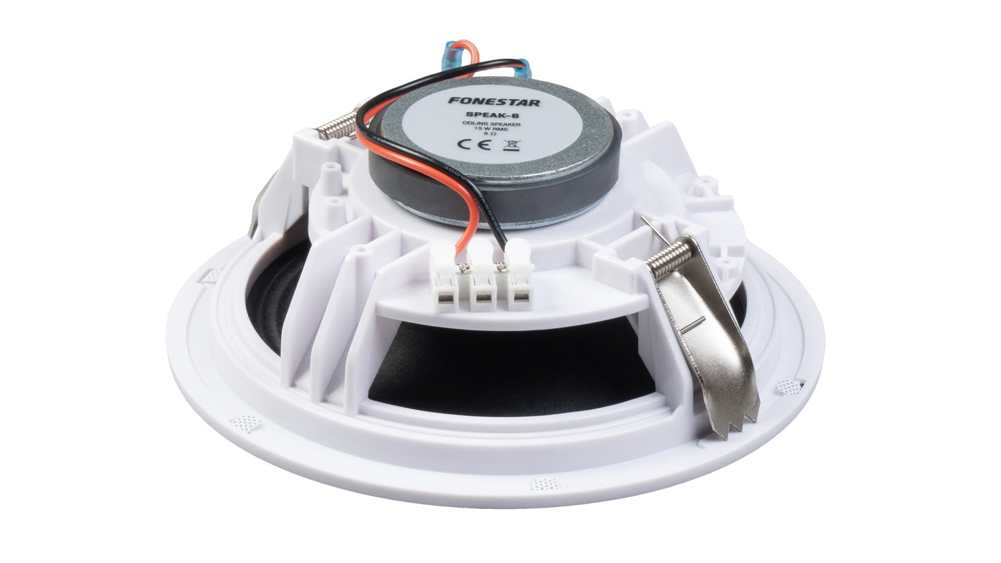 FONESTAR SPEAK-6 6" double cone 15 W RMS Low impedance ceiling speaker