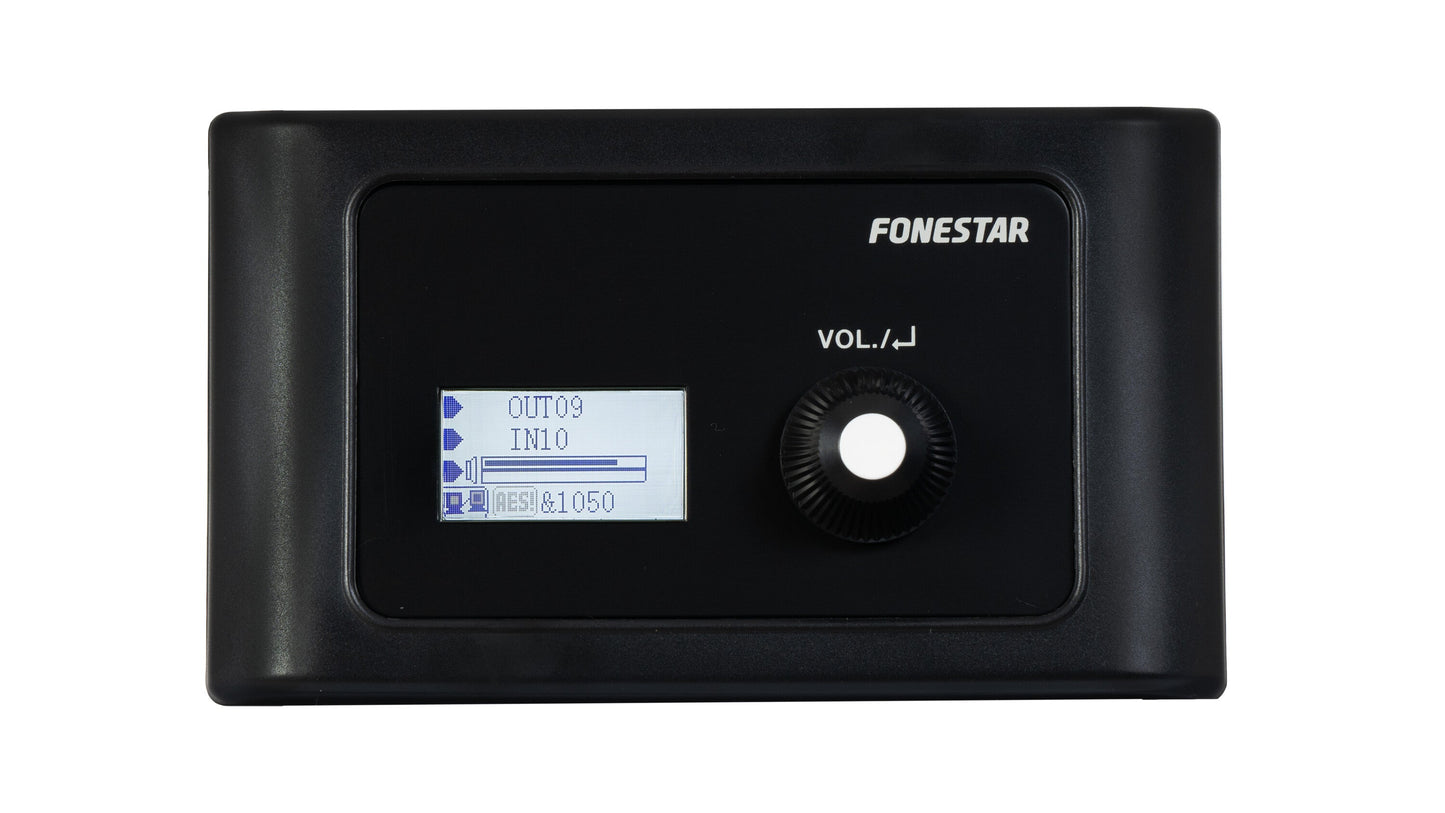 FONESTAR MPX-420V Volume control and zone selection remote control for MPX-4088