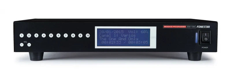 FONESTAR ZSM-1000 Message scheduler, background music player and SIP client