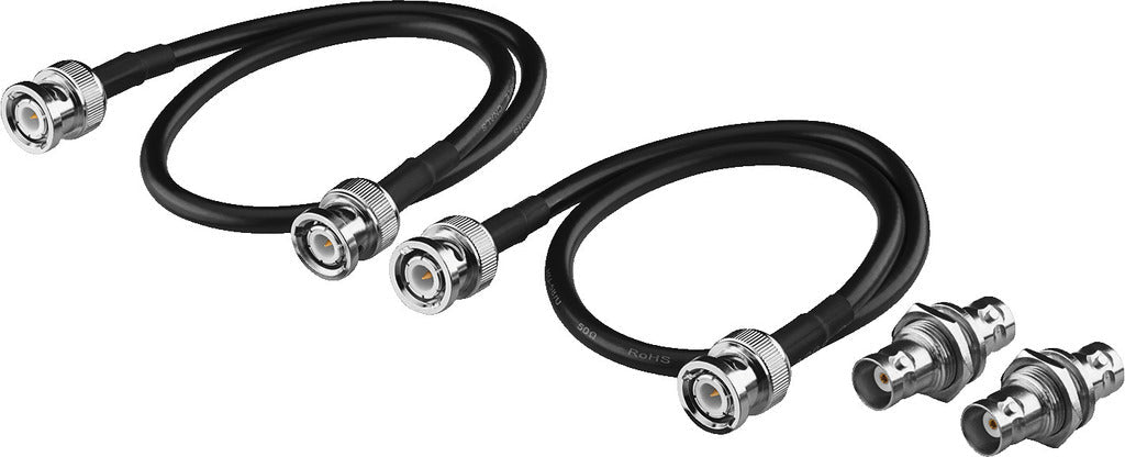 IMG STAGELINE TXS-70BNC Adapter cable set, for offset antenna mounting. 2 x 35 cm antenna cable with BNC plug 2 x BNC bushing