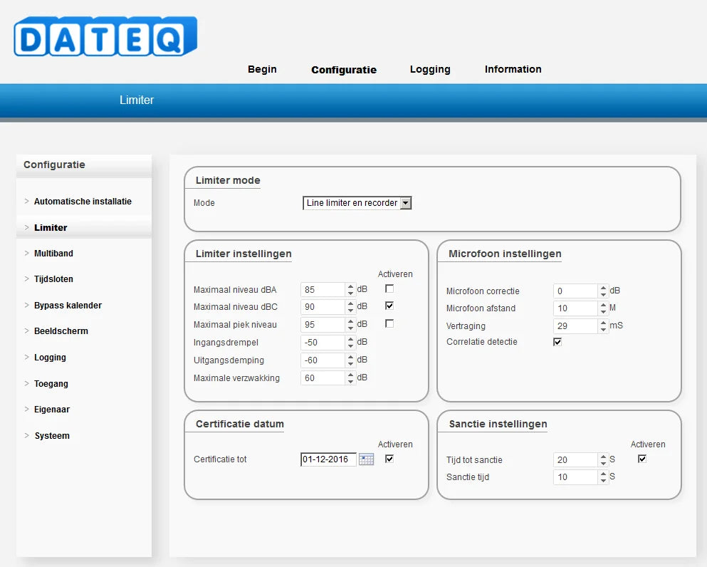 DATEQ SPL6MK2 Dateq SPL6MK2 - Multiband limiter with correlation detection.