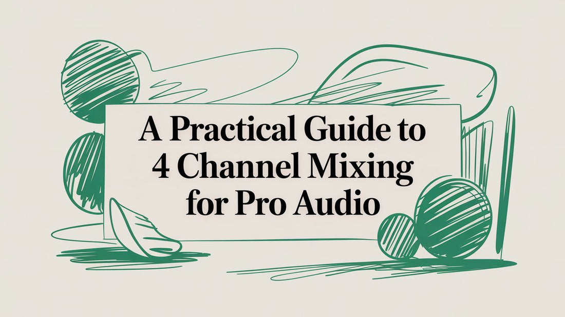 A Practical Guide to 4 Channel Mixing for Pro Audio