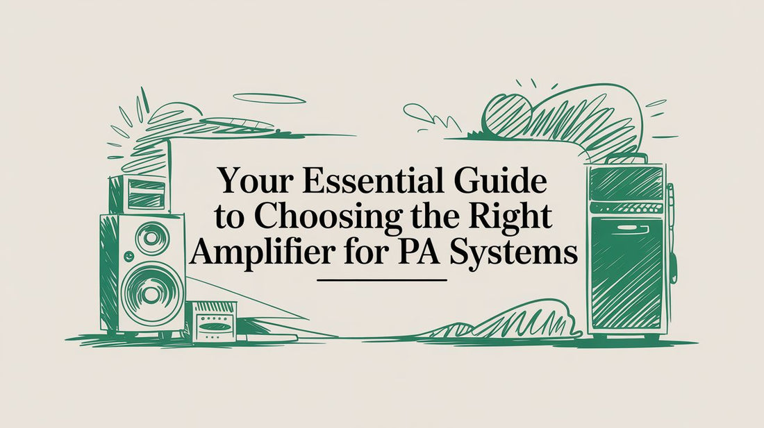Your Essential Guide to Choosing the Right Amplifier for PA Systems