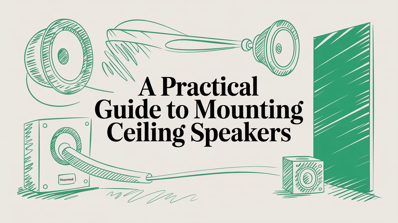 A Practical Guide to Mounting Ceiling Speakers
