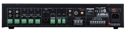 FONESTAR PROX-240Z 4-Zone 240W PA amplifier with Bluetooth®/USB/FM player and speaker zone selector.