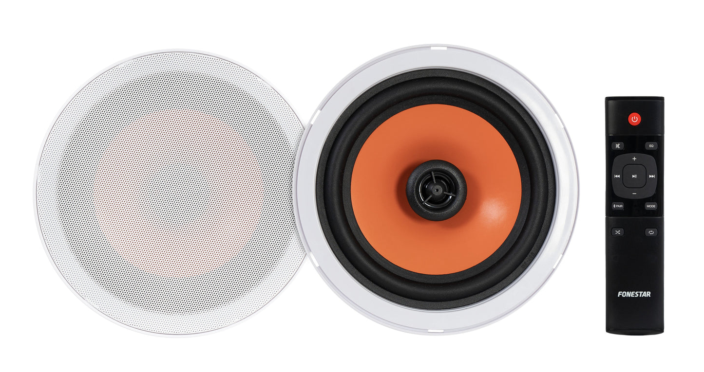 FONESTAR KS-12B Pair of 6" Bluetooth ceiling speakers - 2 x 20W RMS