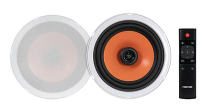 FONESTAR KS-12B Pair of 6" Bluetooth ceiling speakers - 2 x 20W RMS
