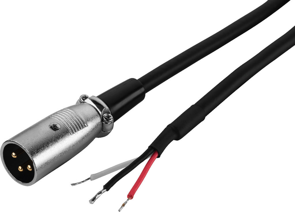 MONACOR MCA-100P/XP Adapter Cable, XLR plug, 1m