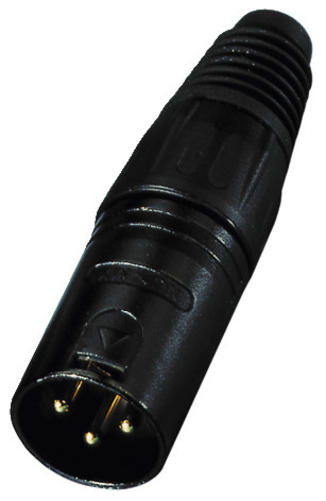 NEUTRIK NC-3MXB NEUTRIK XLR plug, 3 poles