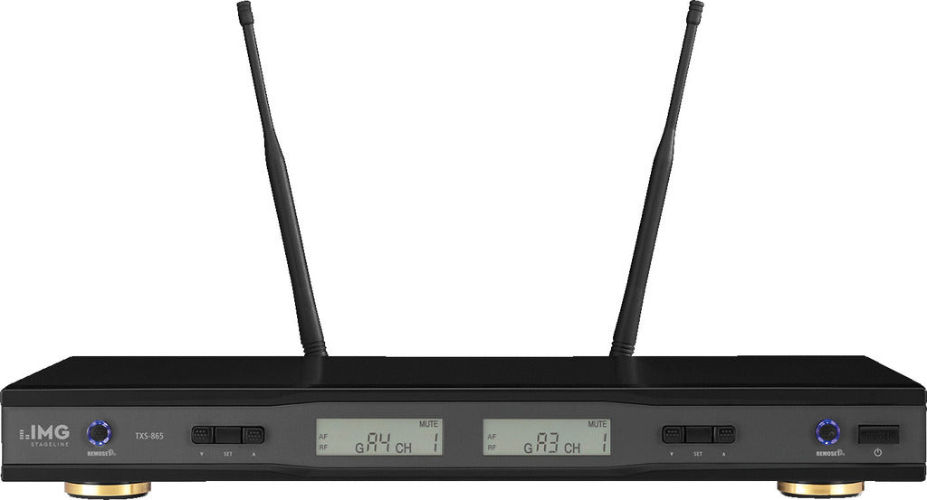 IMG STAGELINE TXS-865 UHF Twin Wireless Microphone Receiver