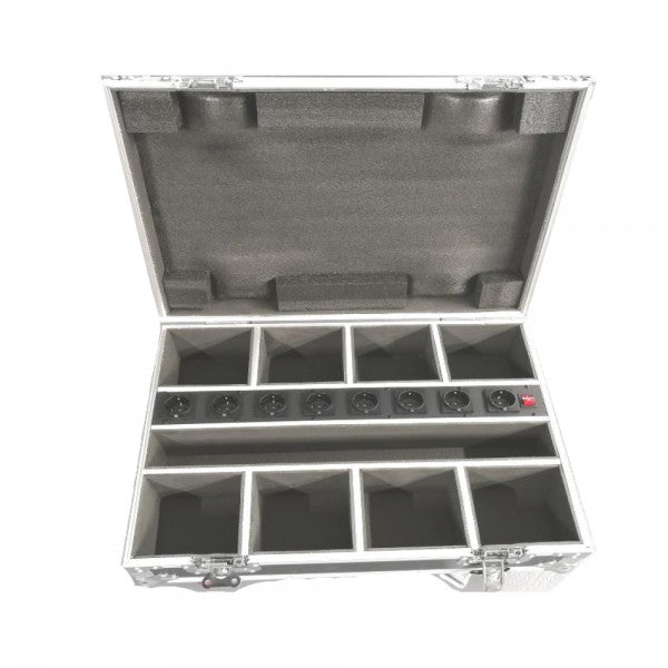ZZIPP ZZEN612BACBOX Flight case with charging circuit for 8 x ZZEN612B LED lights