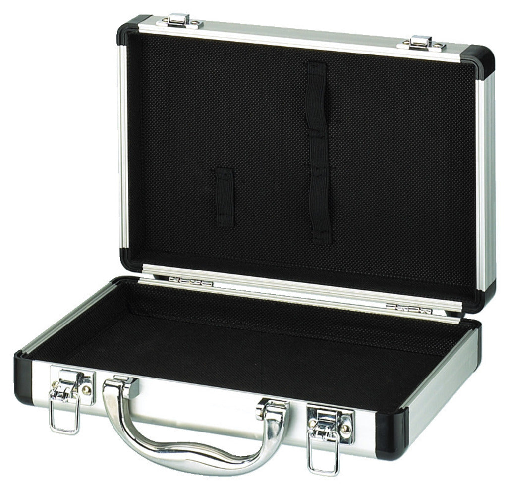 MONACOR MC-50/SW Universal mini case, aluminium look.