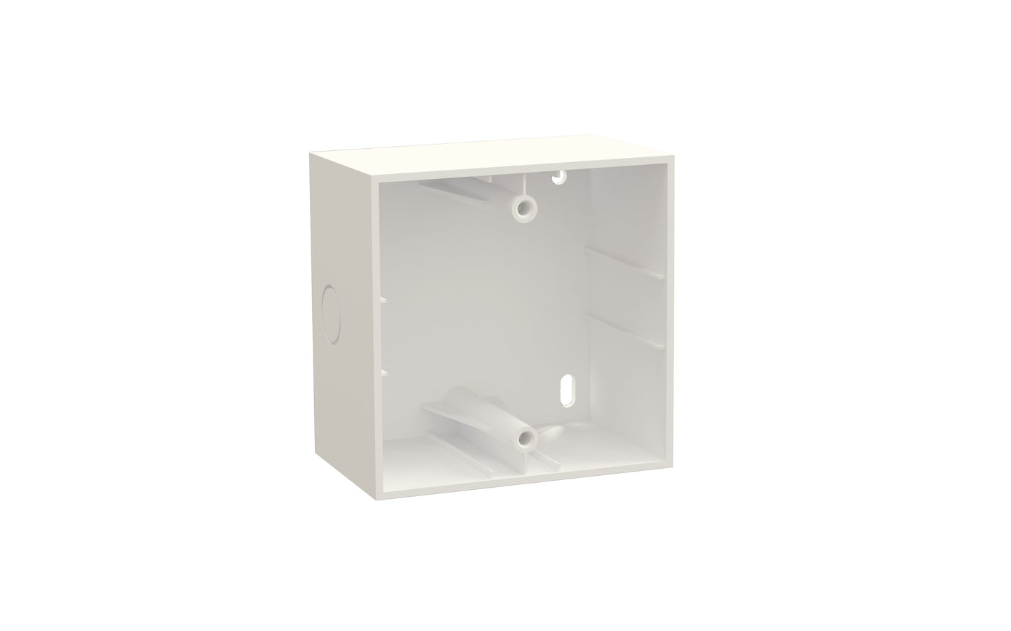 FONESTAR DOT-BOX-B White ABS standard square universal surface installation box for DOT series Volume Control