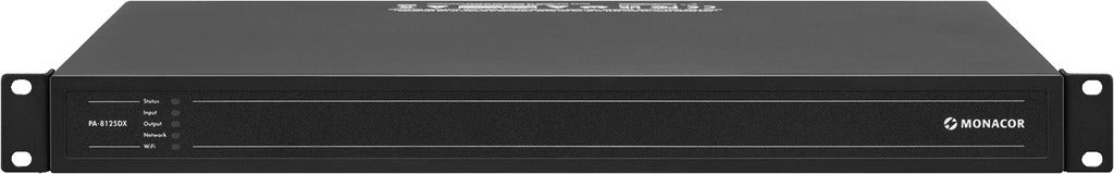 MONACOR PA-8125DX 8-zone multifunctional mixing amplifier, 8x125W, 4x250W