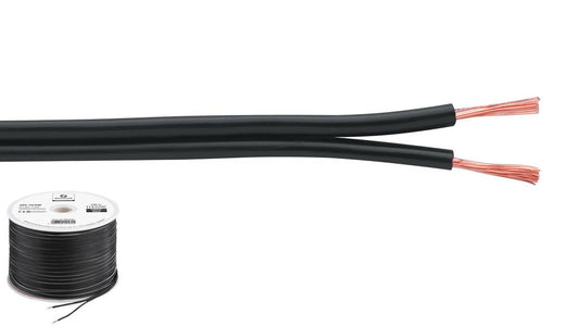 MONACOR SPC-75/SW Speaker cable Standard Quality 2 x 0.75mm, 100m