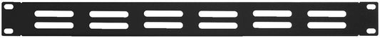 MONACOR RCP-8721U Rack panel, 1 RS, with ventilation slots