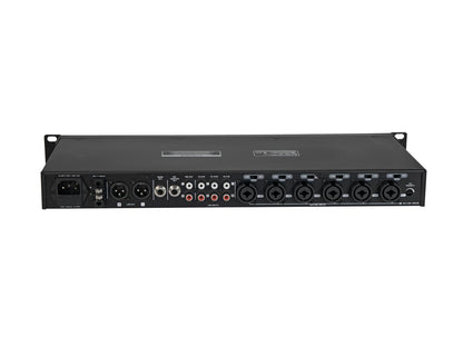 OMNITRONIC EM-312 Microphone line mixer, 6 mono channels + 3 stereo channels