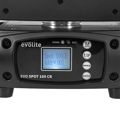 EVOLITE EVOSPOT100-CR 100W LED MOVING HEAD SPOT