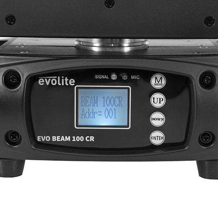 EVOLITE EVOBEAM100-CR 100W LED MOVING HEAD BEAM - Epic Audio Ltd