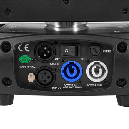 EVOLITE EVOWASH725-CRZ 7 x 25W RGBW LED Moving Head Wash - Epic Audio Ltd