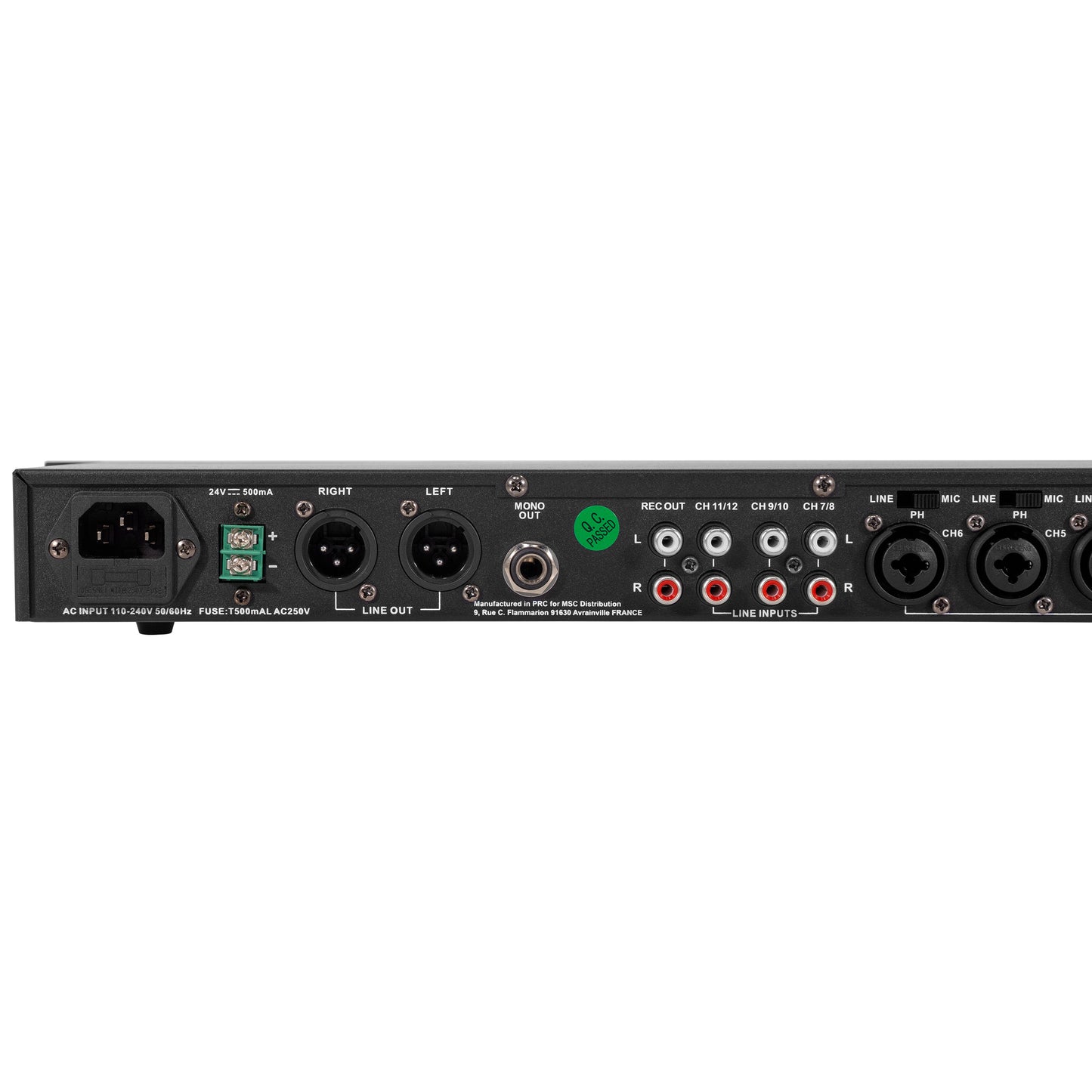 HPA MX632-BT 6-Channel Mixer with Bluetooth