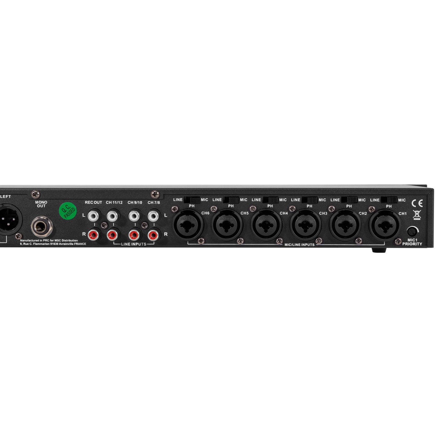 HPA MX632-BT 6-Channel Mixer with Bluetooth